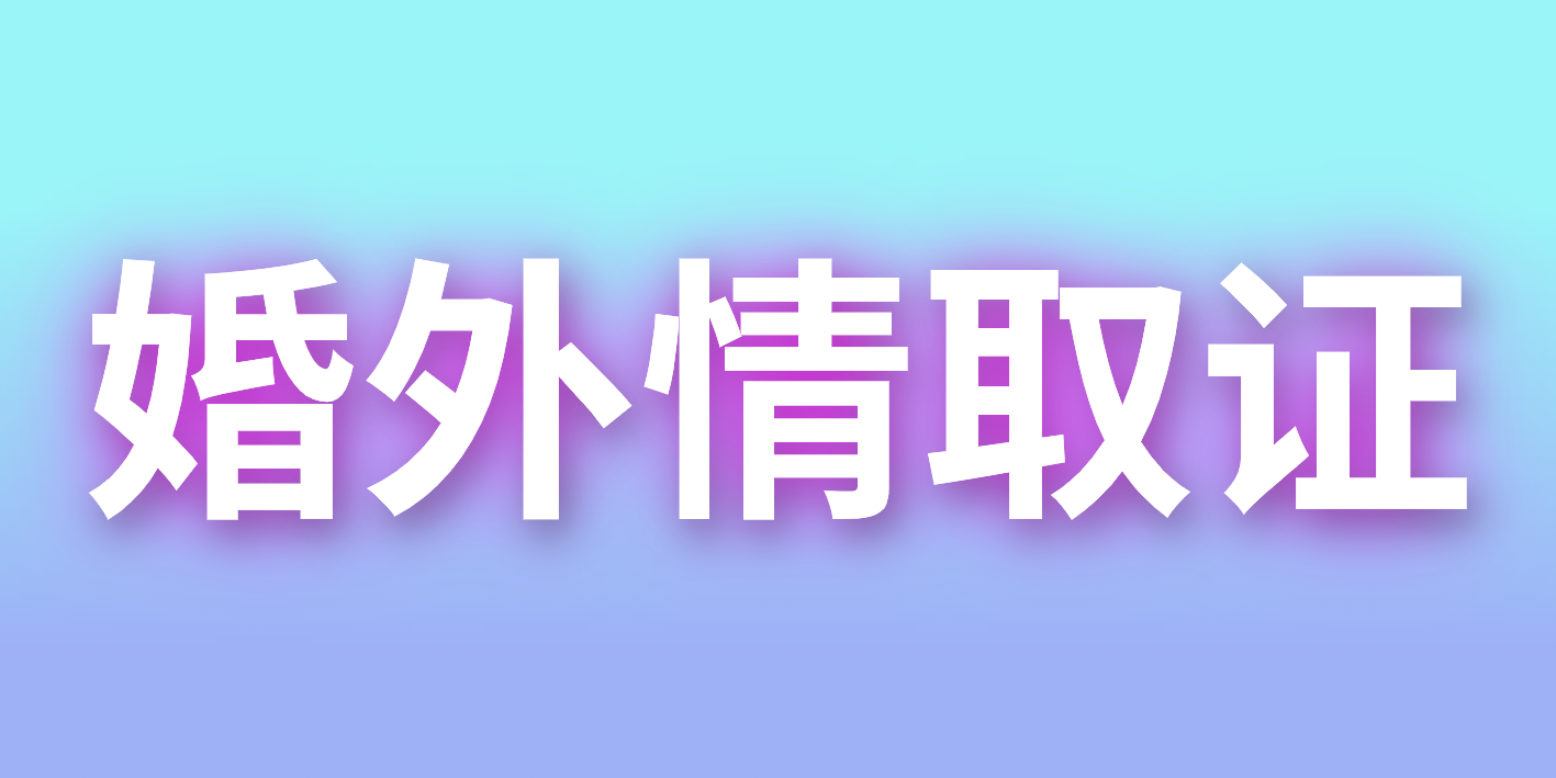 婚外情取证